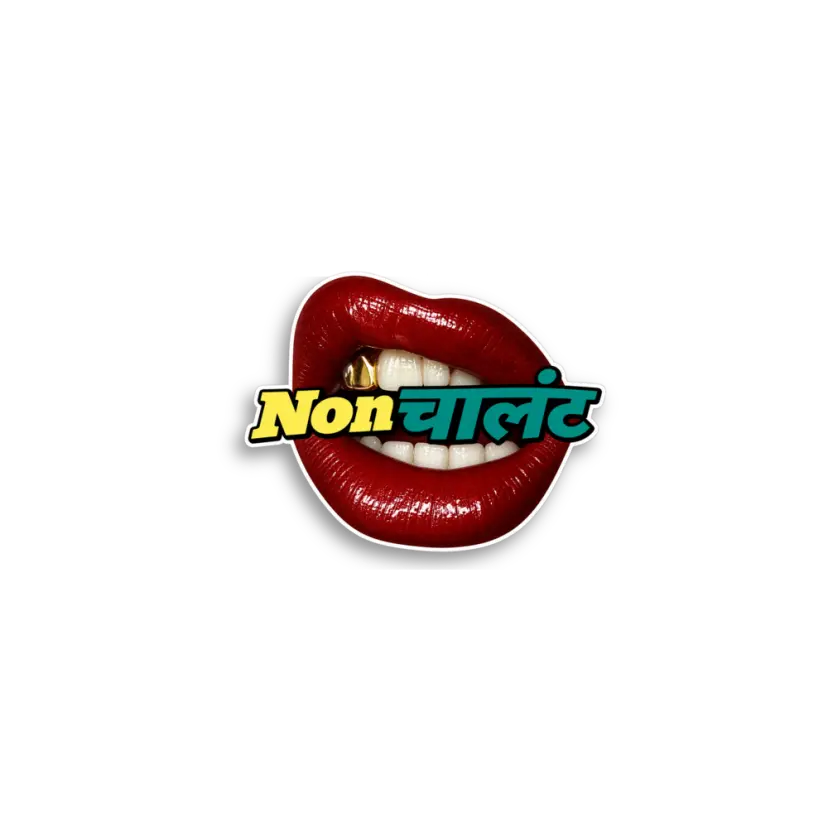 Non Chalant Lips Sticker