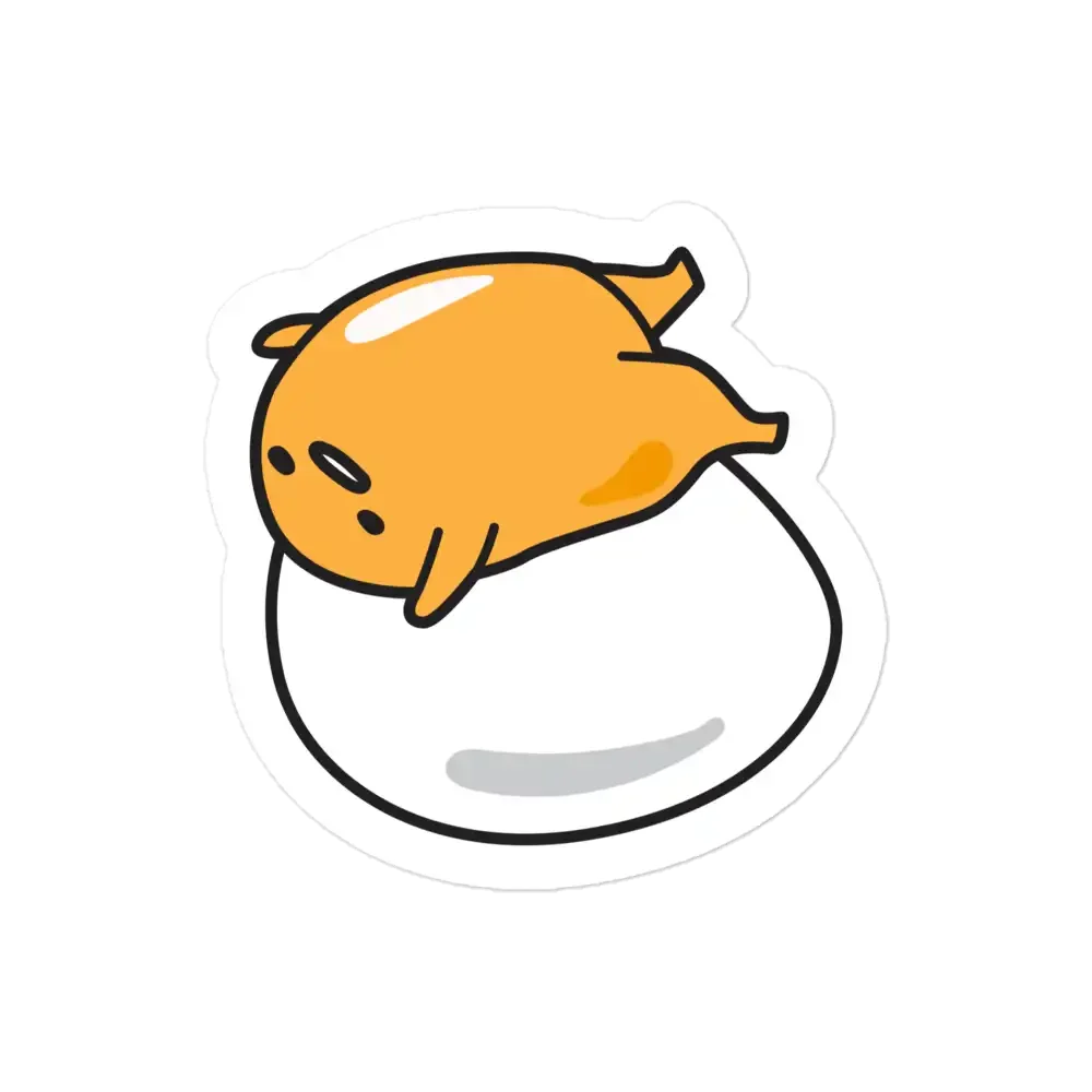 Gudetama Eggcercise Sticker