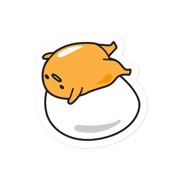 Gudetama Eggcercise Sticker