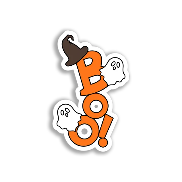 Halloween Boo! Sticker
