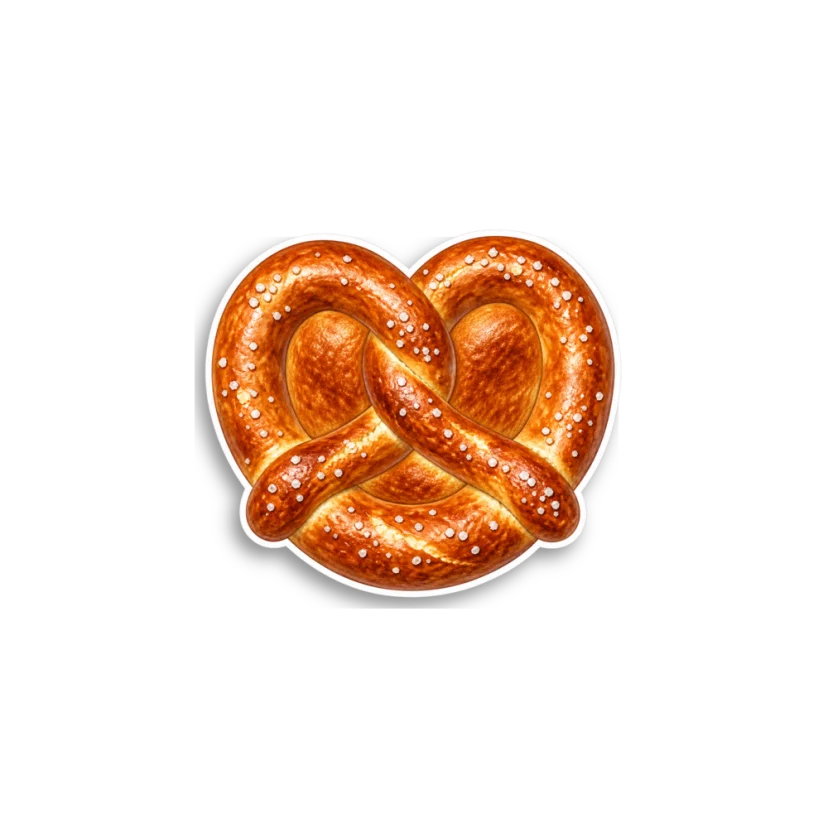 Pretzel Sticker