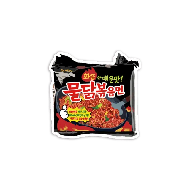 Korean Spicy Noodles  Sticker