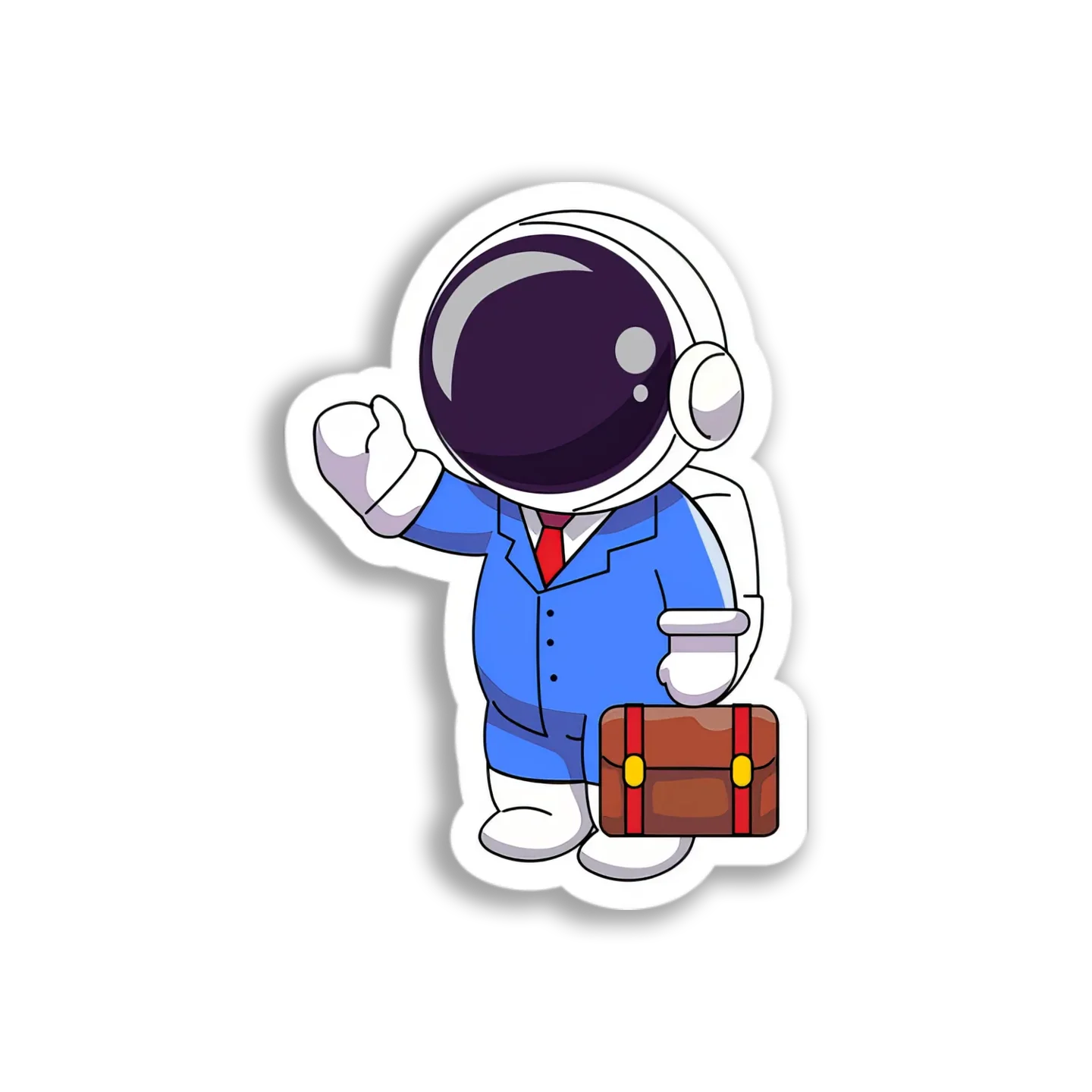 Business Astronaut Sticker
