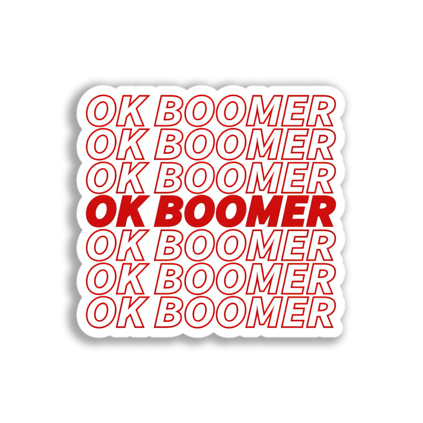 OK Boomer Stack Sticker