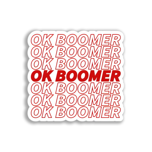 OK Boomer Stack Sticker