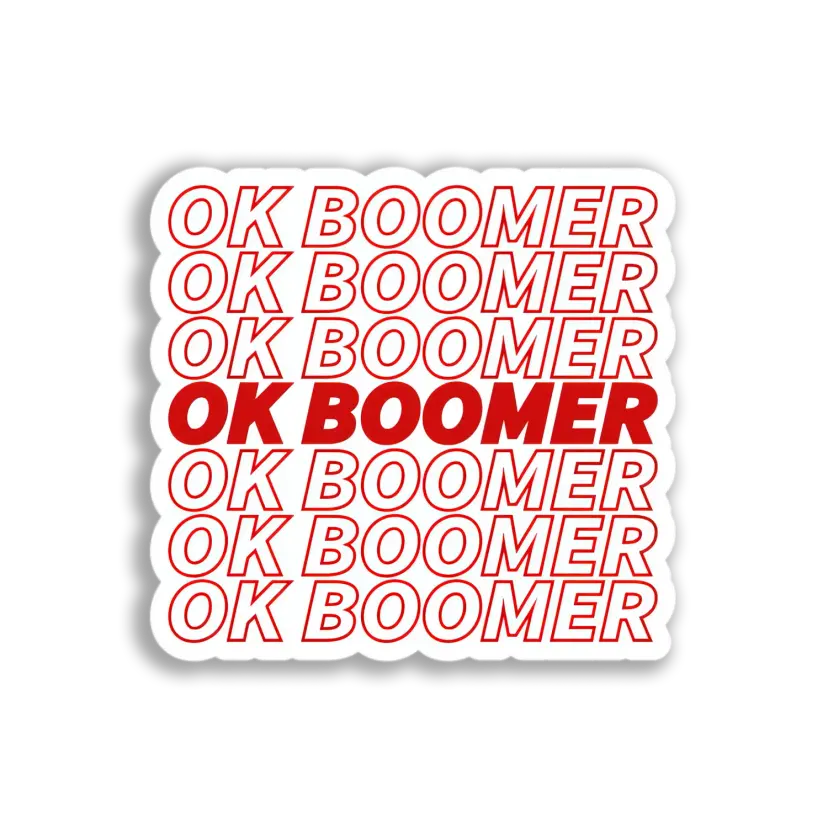 OK Boomer Stack Sticker