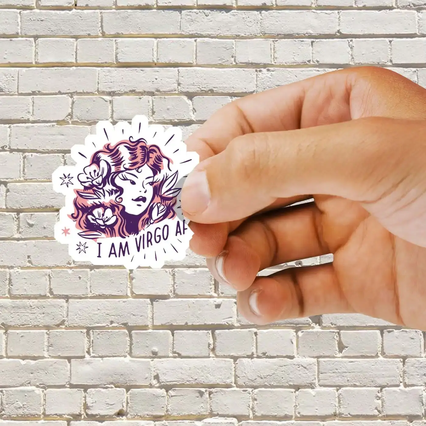 I am Virgo AF Zodiac Sticker