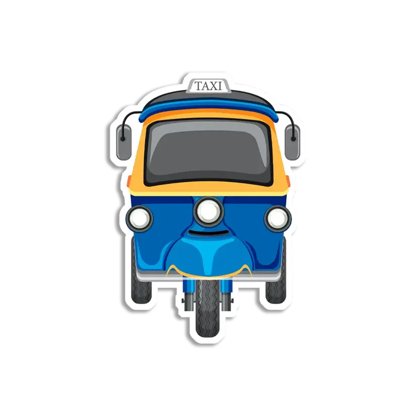 Tuktuk Sticker