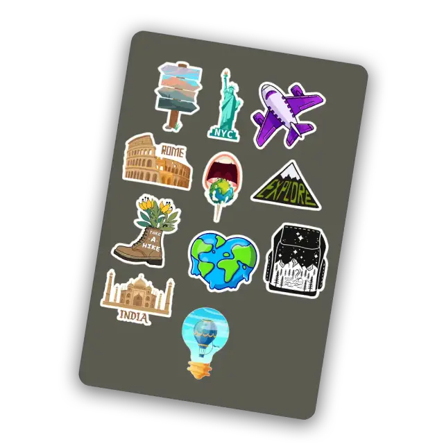 Travel  - Mini Sticker Sheet