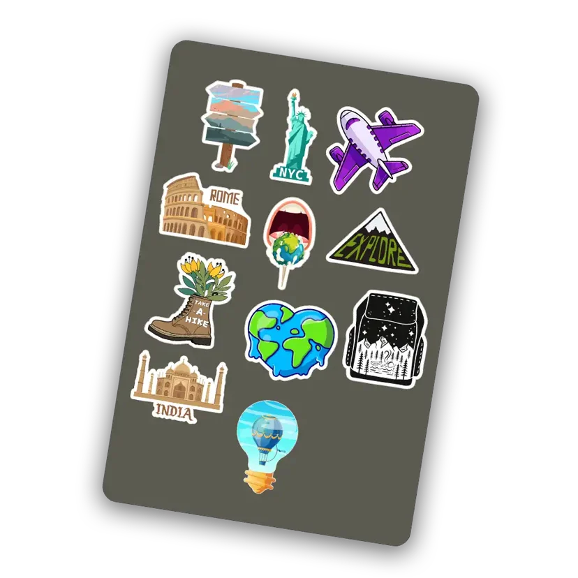 Travel  - Mini Sticker Sheet