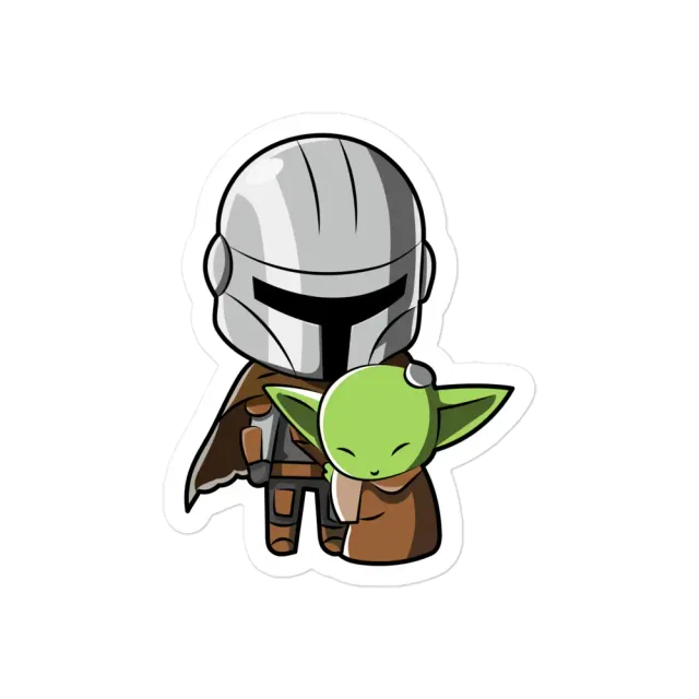 Star Wars Mandalorian and Grogu Sticker
