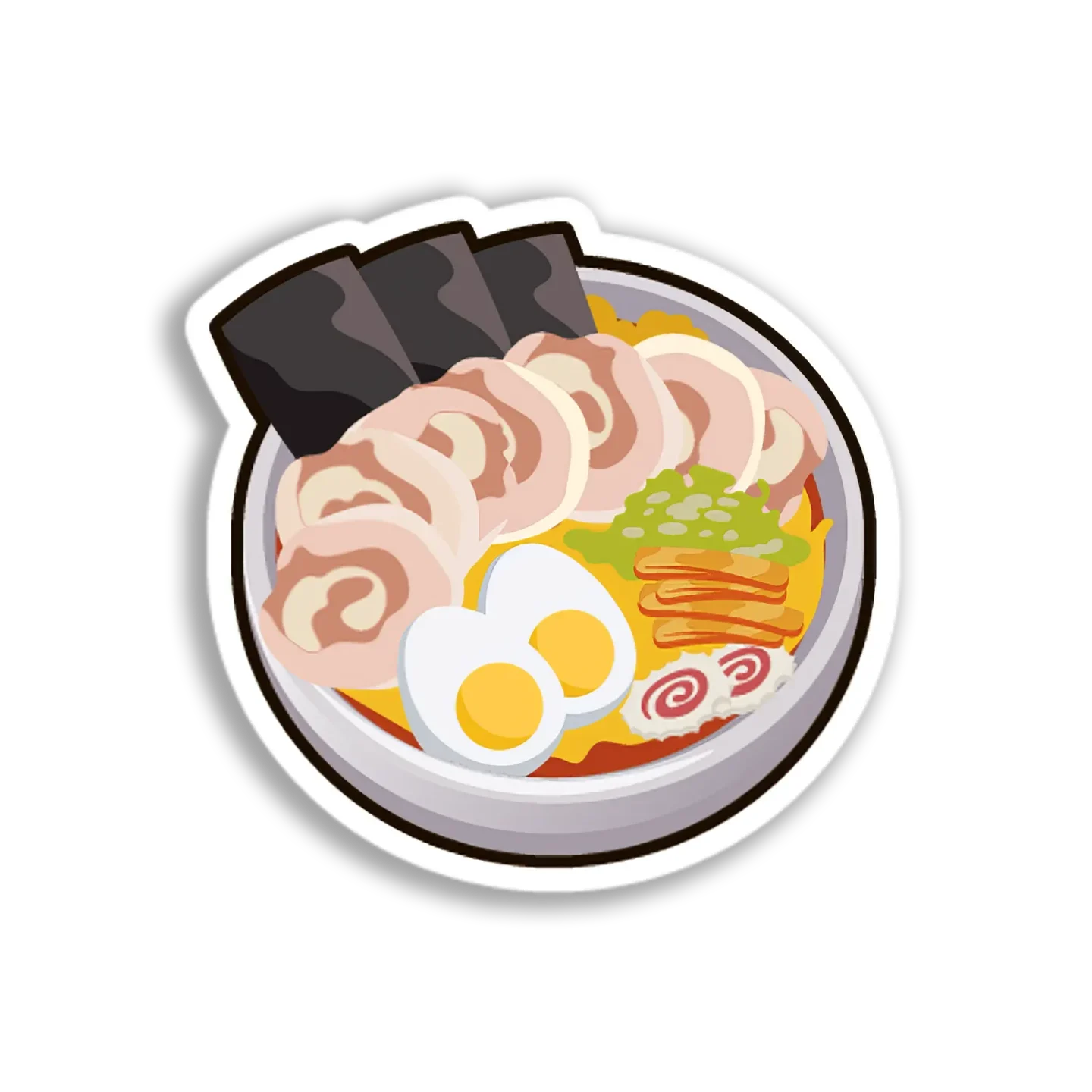 Ramen Bowl Illustration Sticker