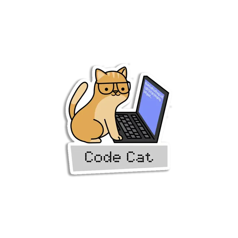 Code Cat Sticker