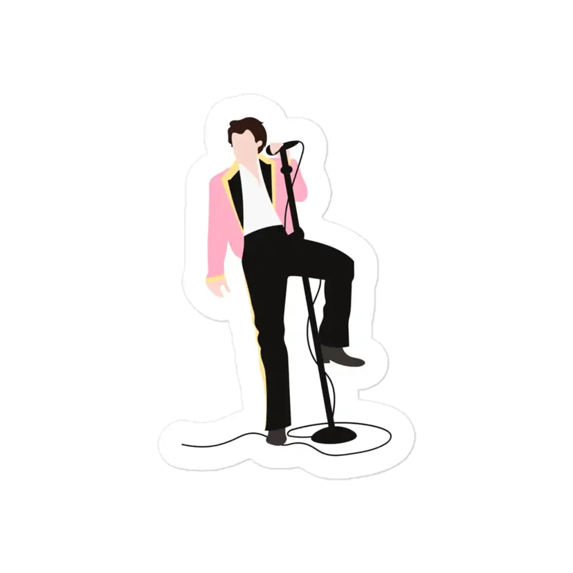Harry Styles in a Pink Jacket Sticker