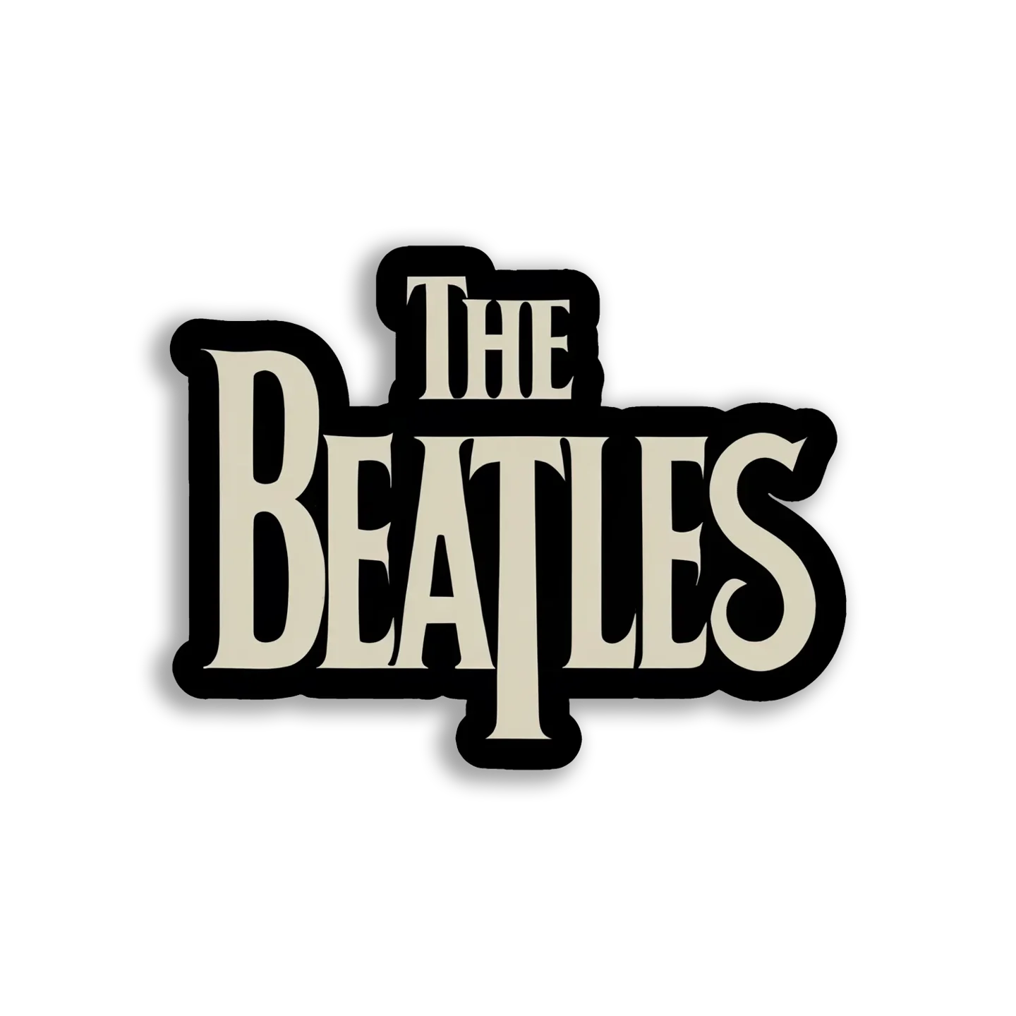 The Beatles Logo Sticker Image Sticker