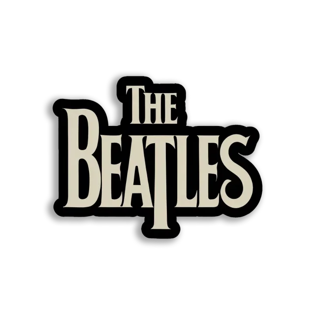The Beatles Logo Sticker Image Sticker