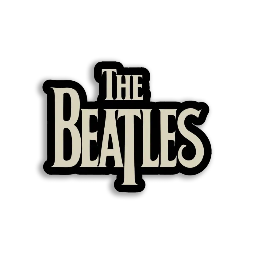 The Beatles Logo Sticker Image Sticker