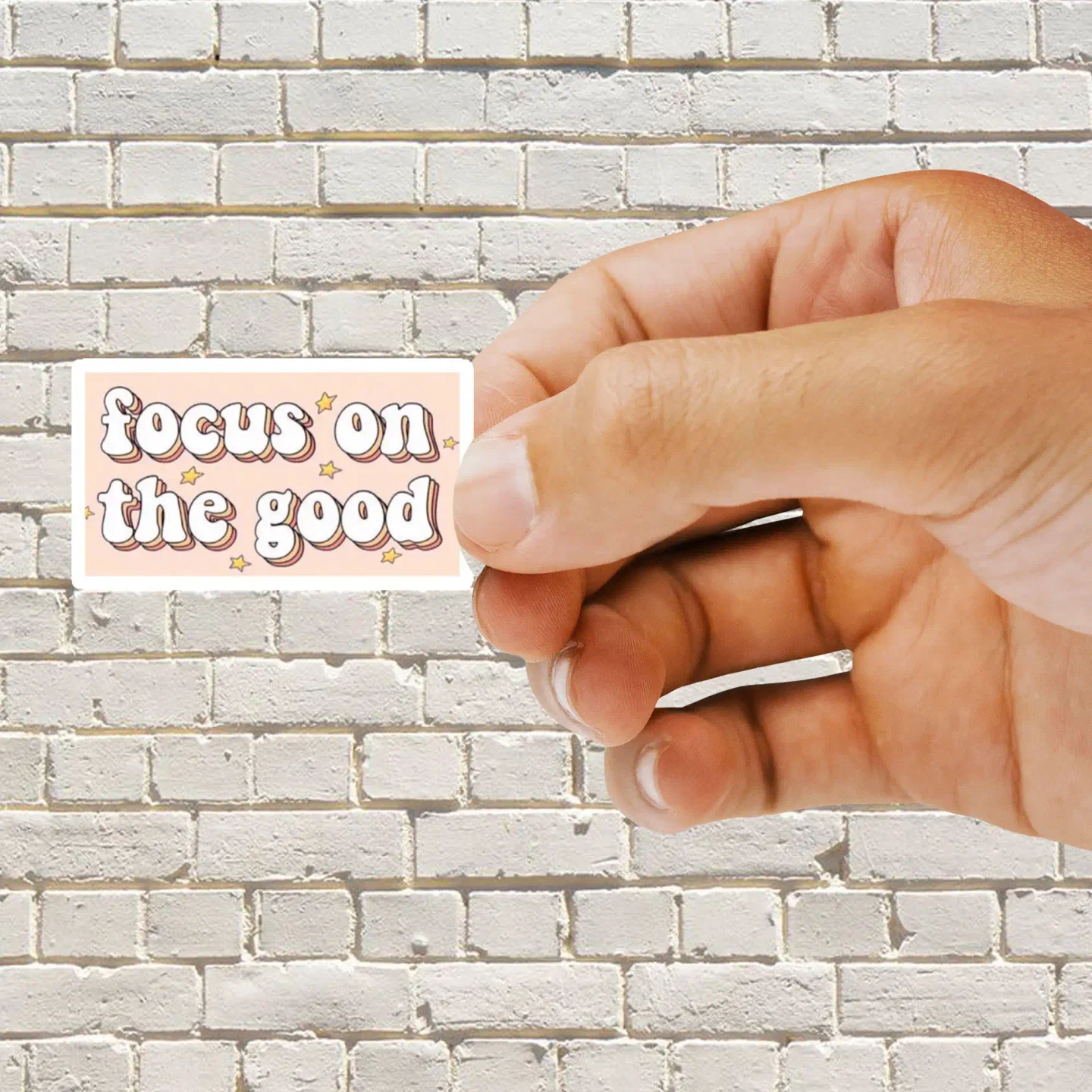 Focus on the Good Sticker
