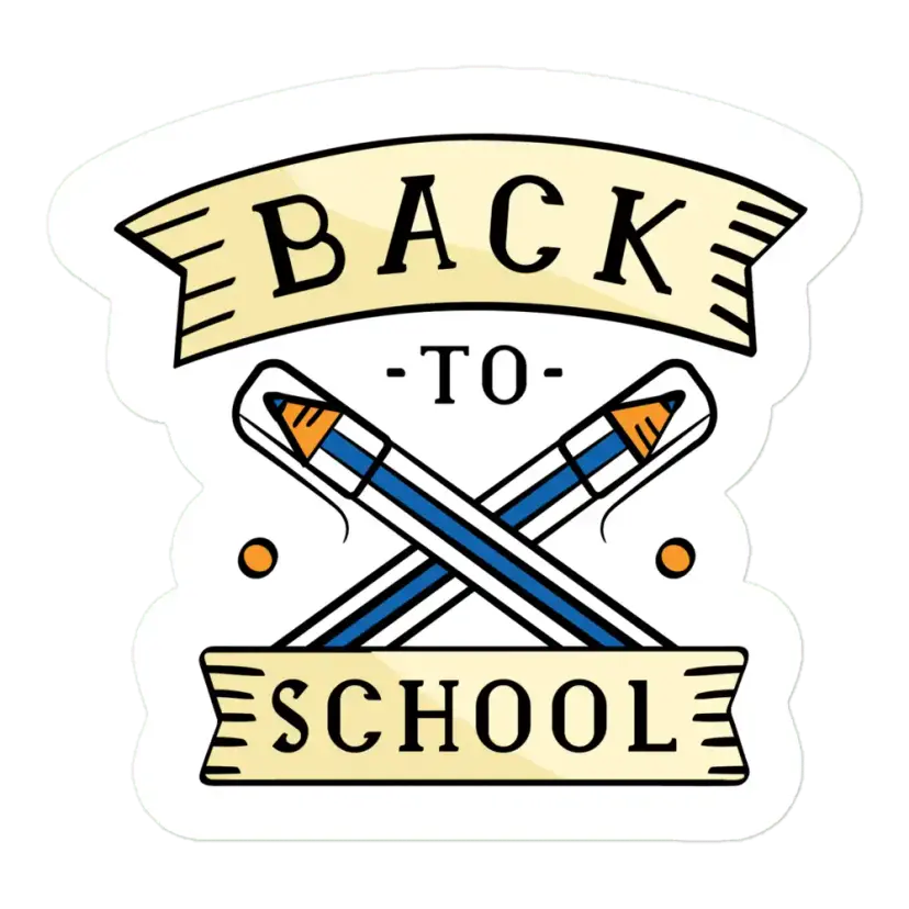 Back to School Sticker