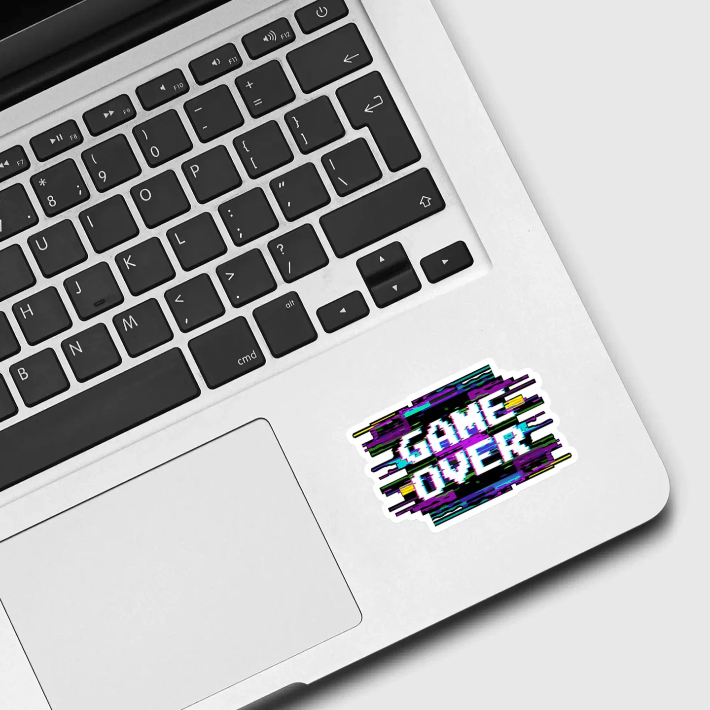 Game Over Glitch Effect Sticker