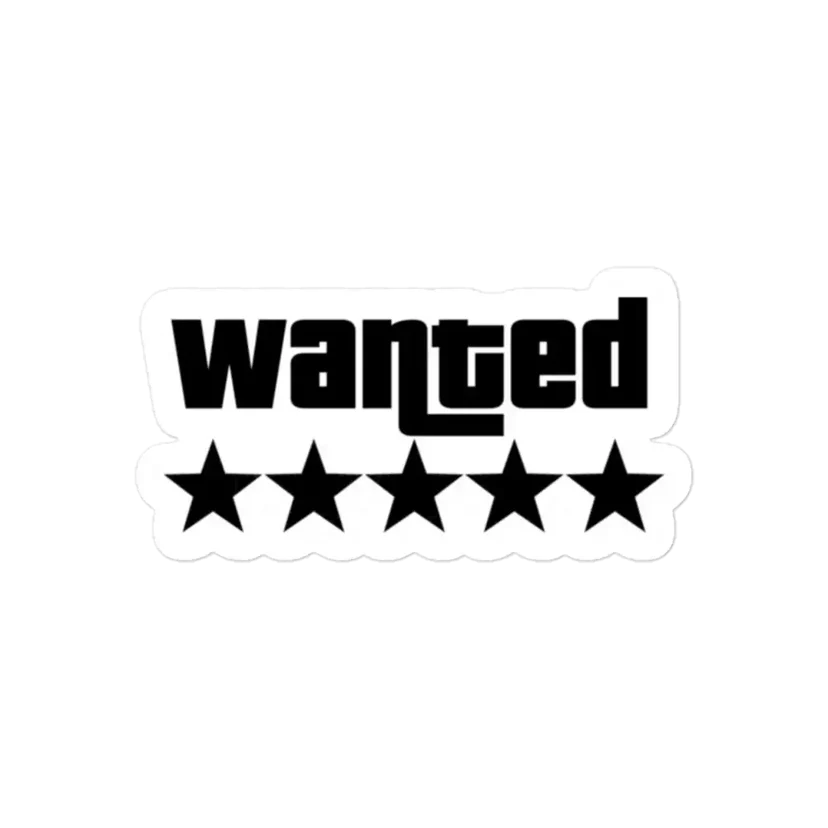 Wanted Sticker