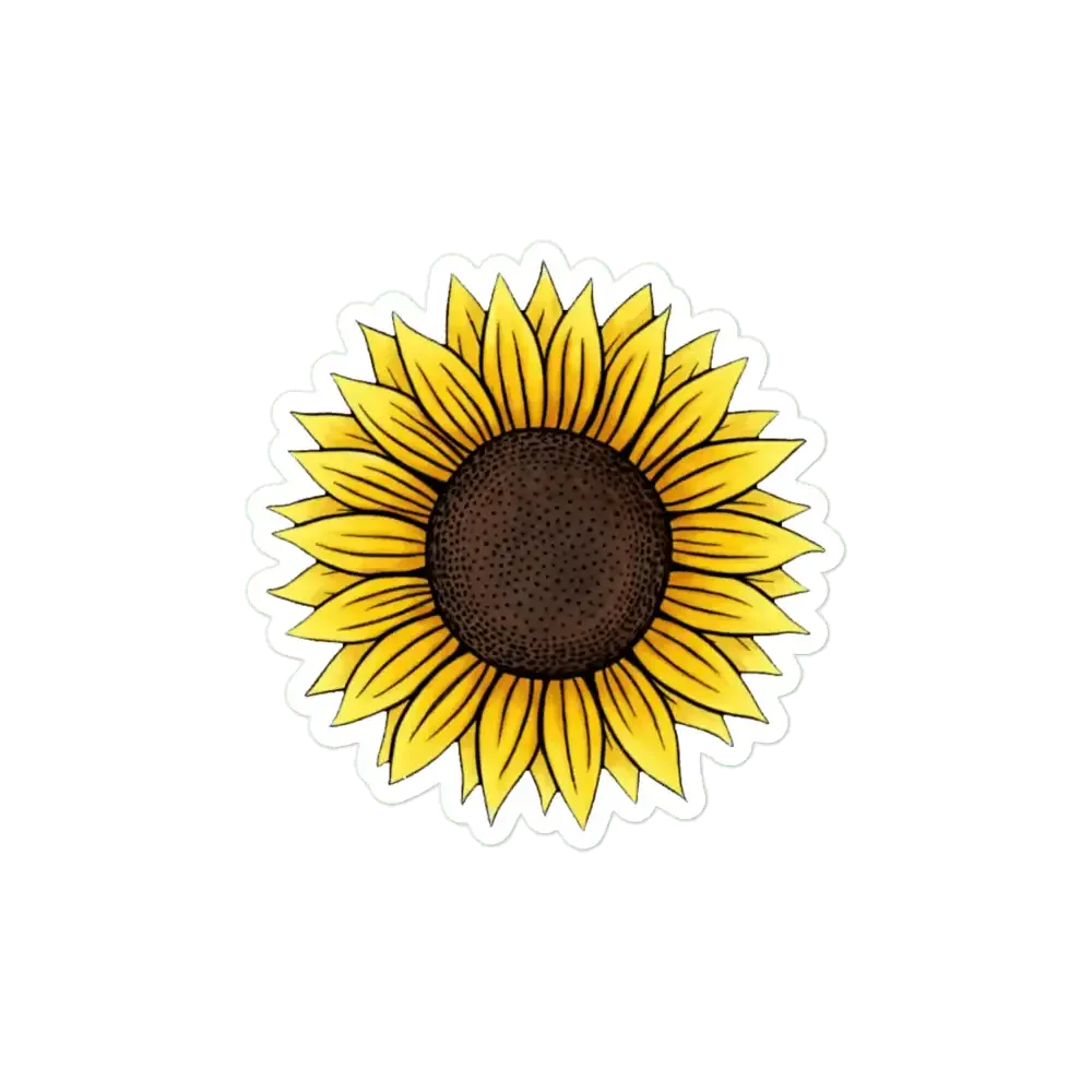 Sunflower Sticker