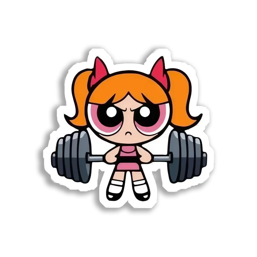 Blossom Pumps Some Iron Sticker
