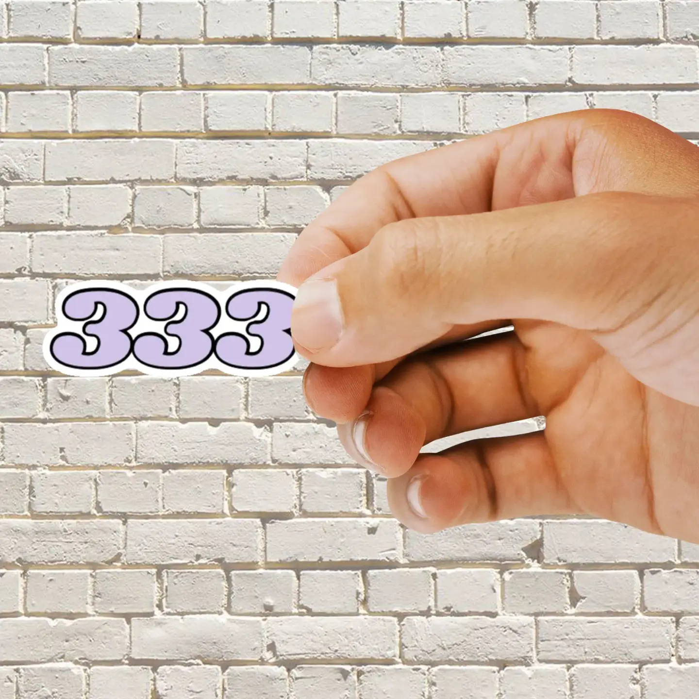 333 Angel Number Sticker