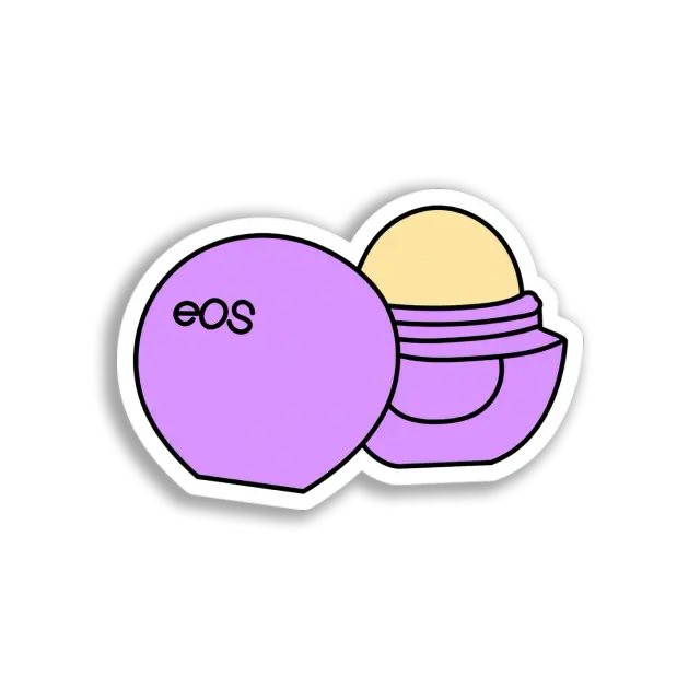 EOS Lip Balm Sphere Sticker