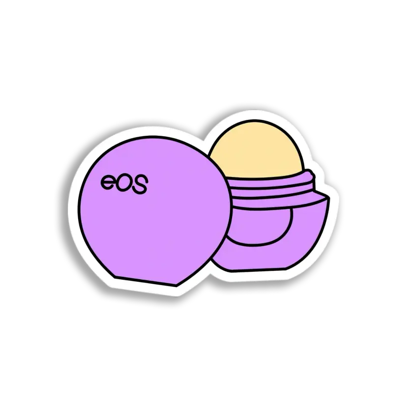 EOS Lip Balm Sphere Sticker