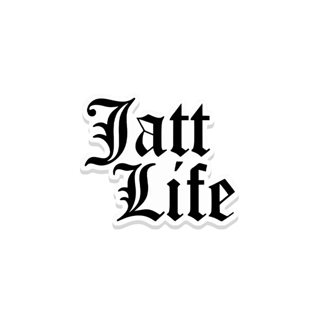 Jatt Life Car Sticker