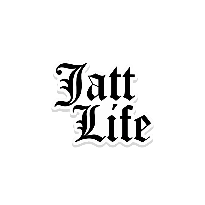 Jatt Life Car Sticker