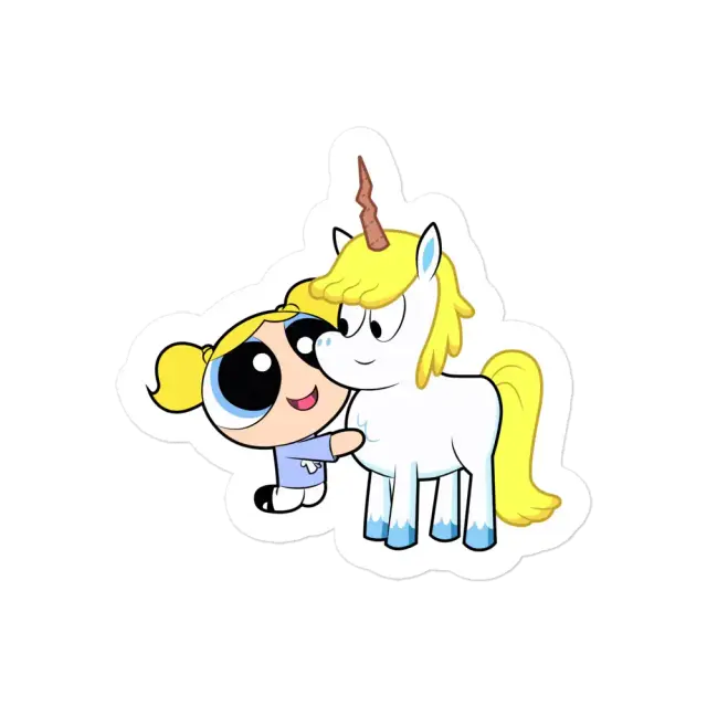 The Powerpuff Girls Bubbles and Donny Sticker