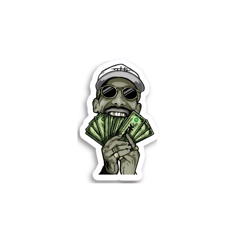 Money Character Variant 2 Sticker