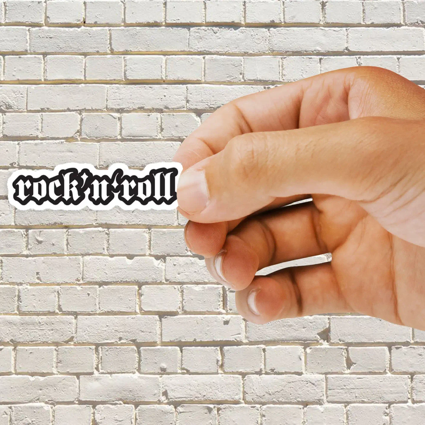 Rock and Roll - Cool Motorcycle Or Rock Sticker