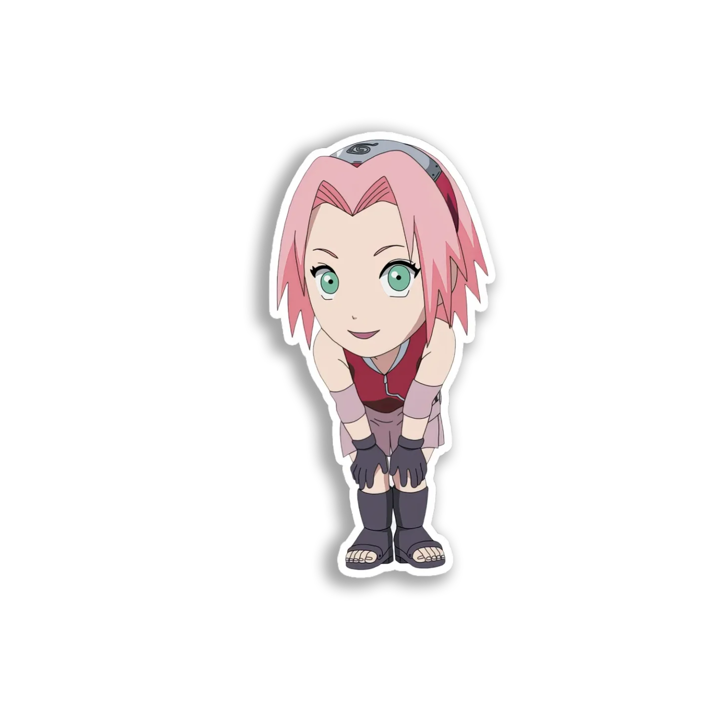 Sakura Chibi Figure Sticker