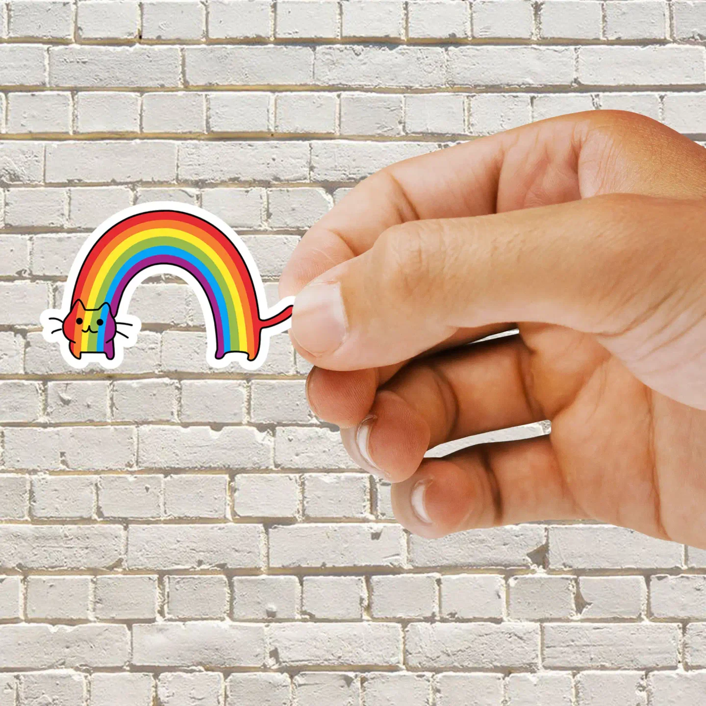 Rainbow Cat Sticker