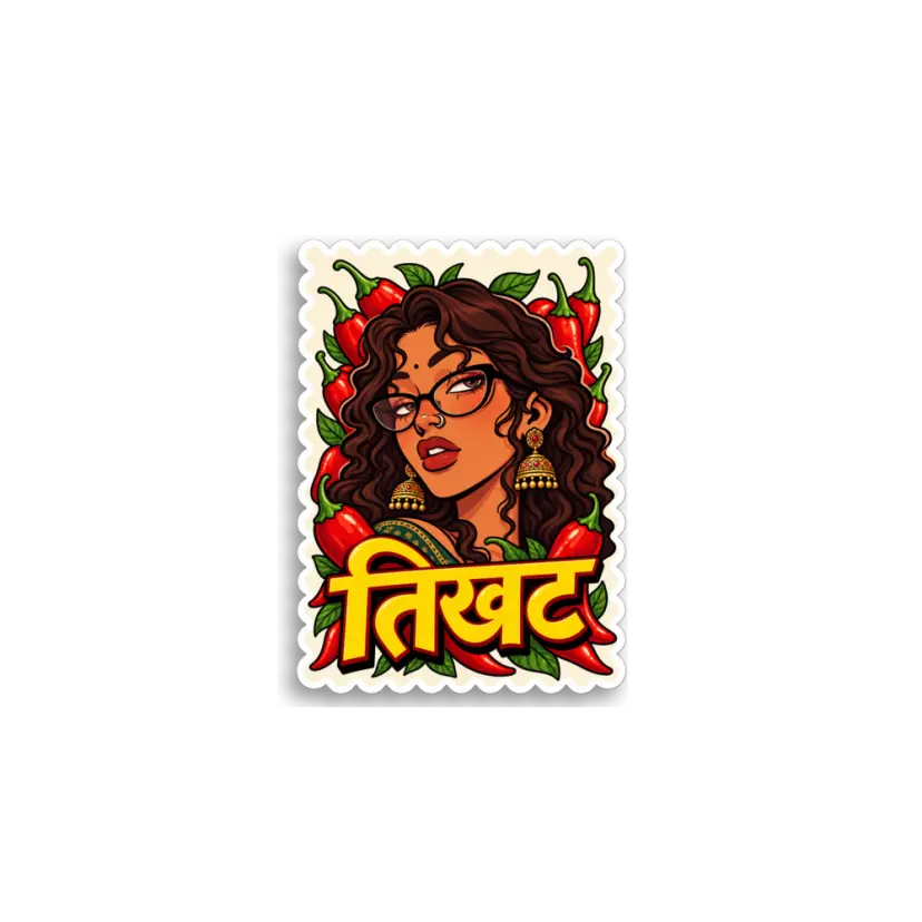 Tikhat Chilli Girl Sticker
