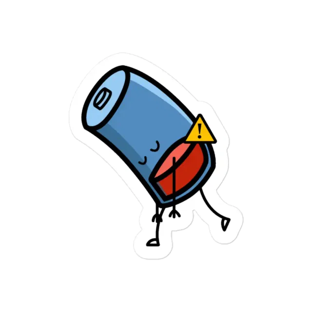 Low Battery Sticker
