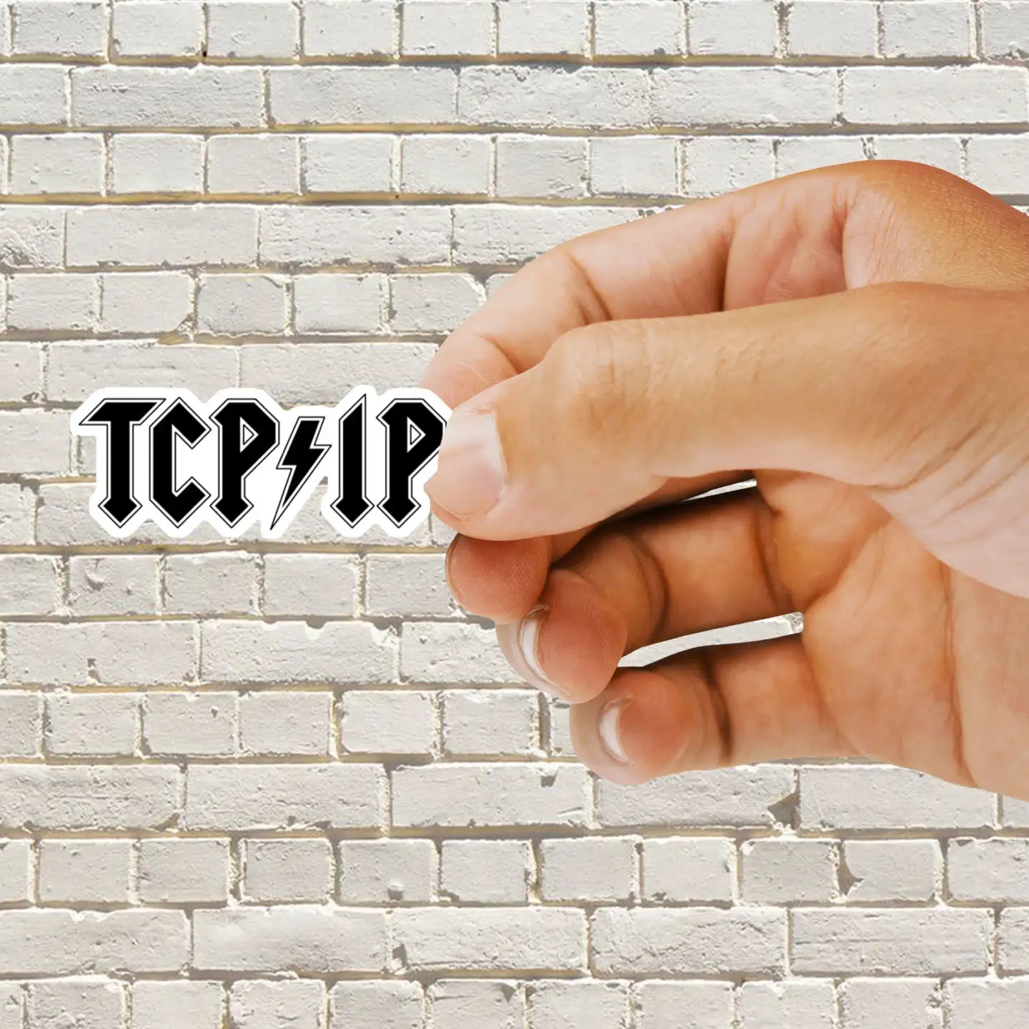 TCP IP Sticker