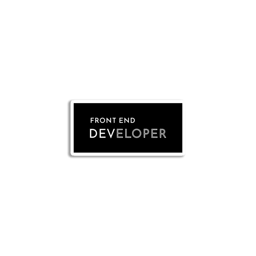 FrontEnd - Developer Sticker