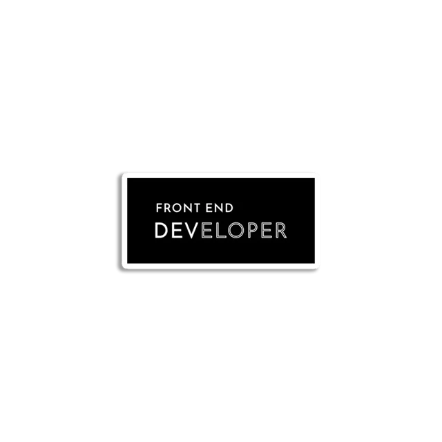 FrontEnd - Developer Sticker