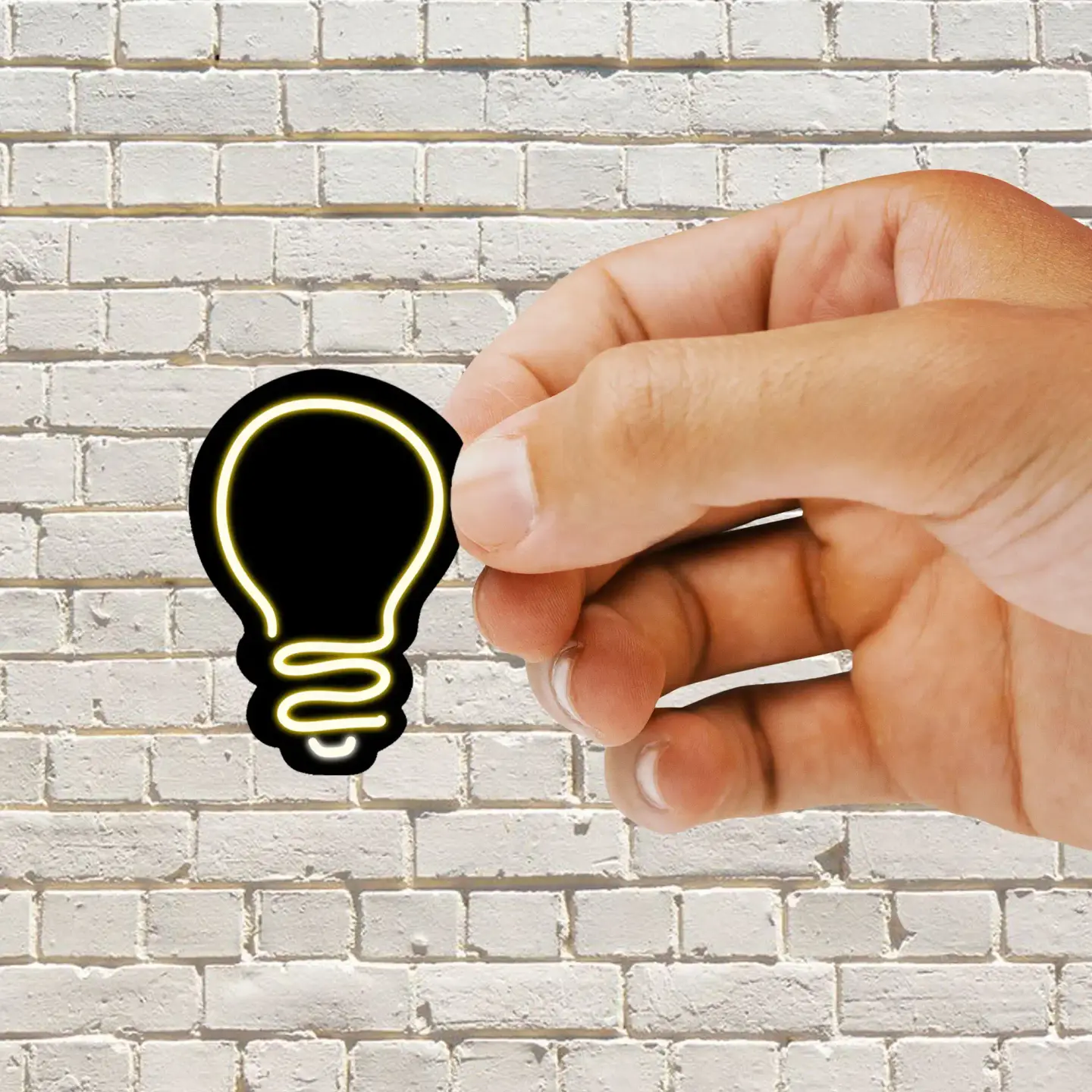 Neon Bulb Sticker