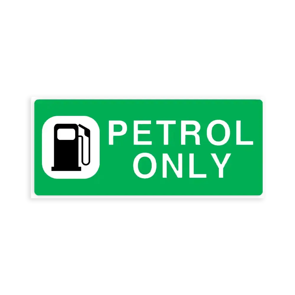 Petrol Only Car Sticker