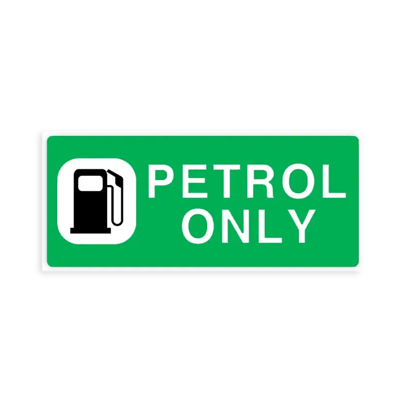 Petrol Only Car Sticker