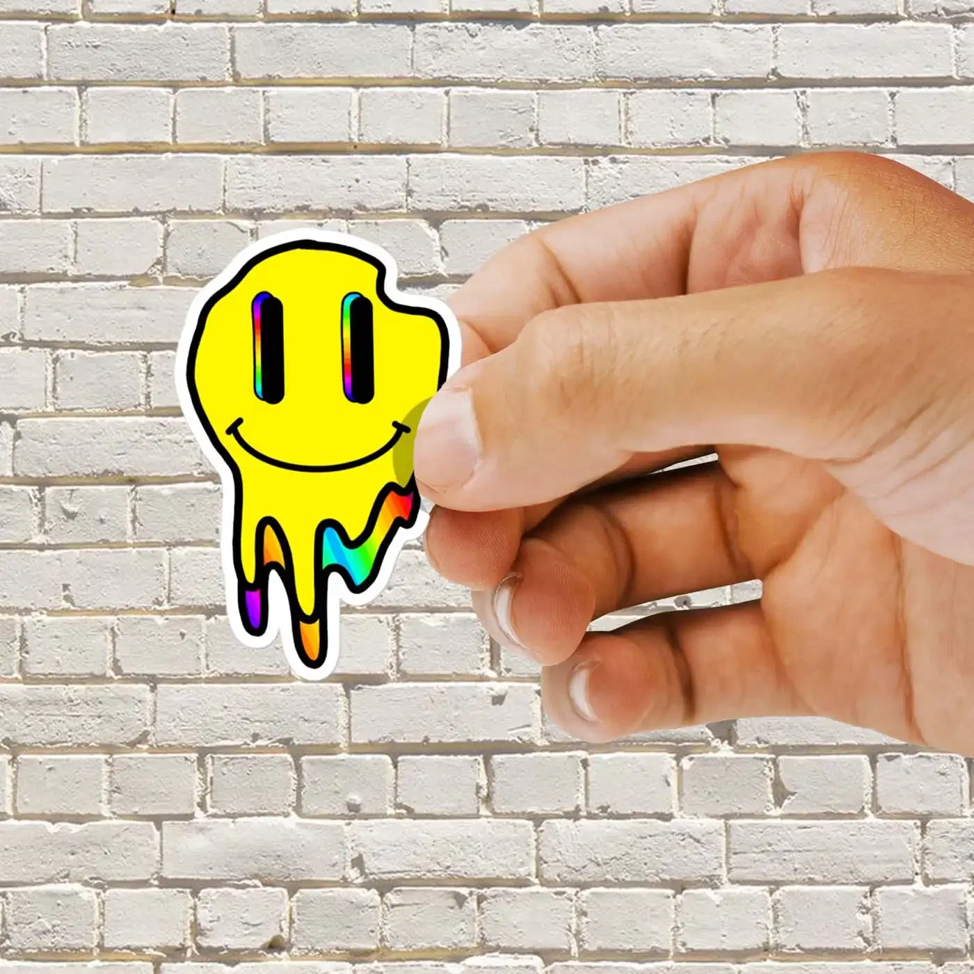 Trippy Smile Sticker