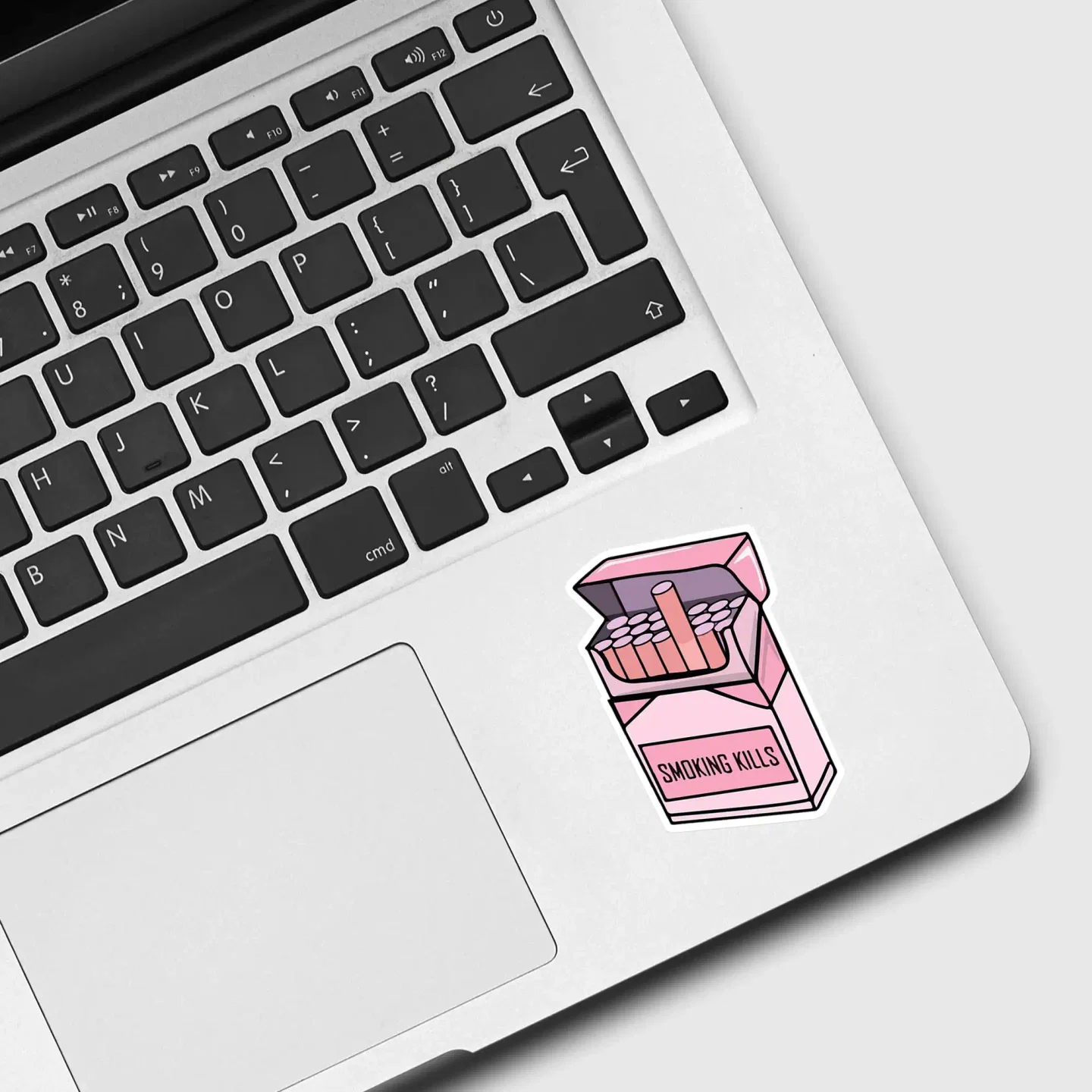 Pink Box Smoking Kills Sticker