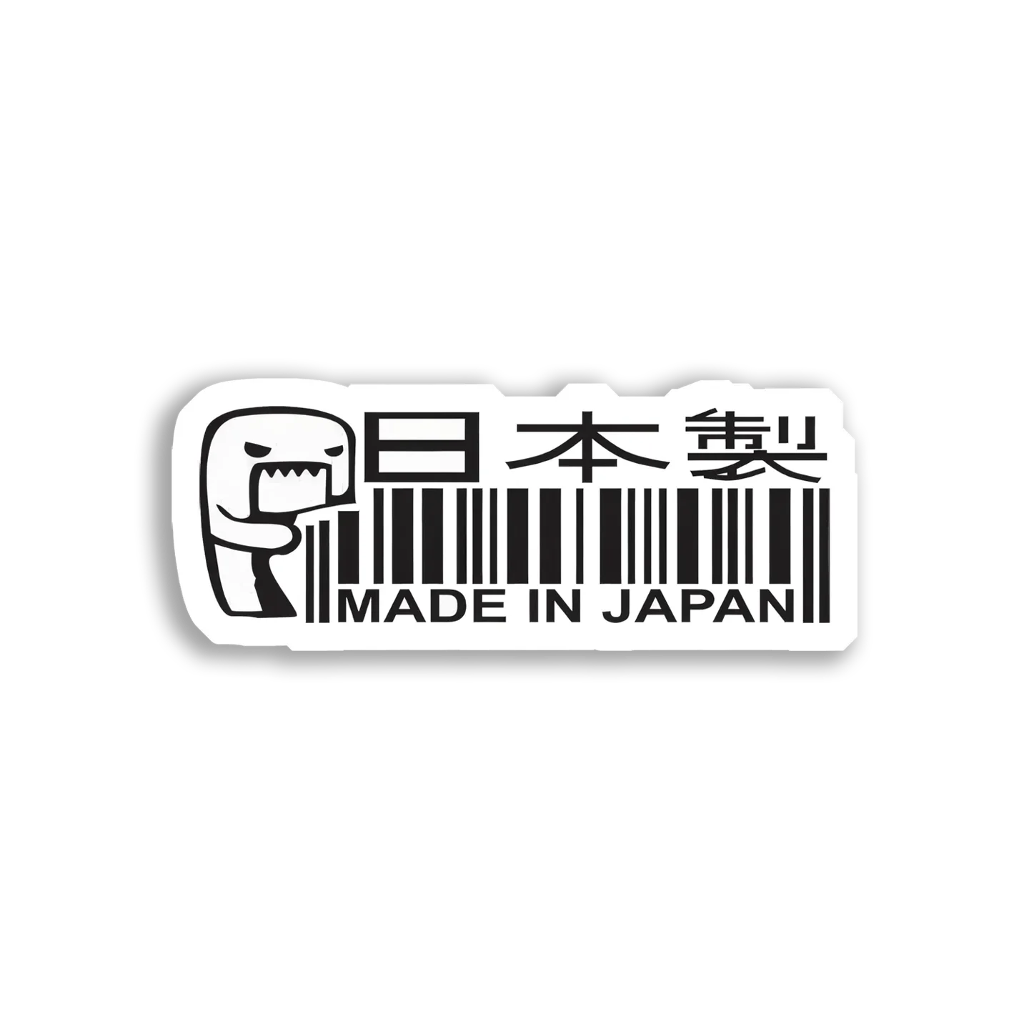 Made in Japan Barcode Car Sticker