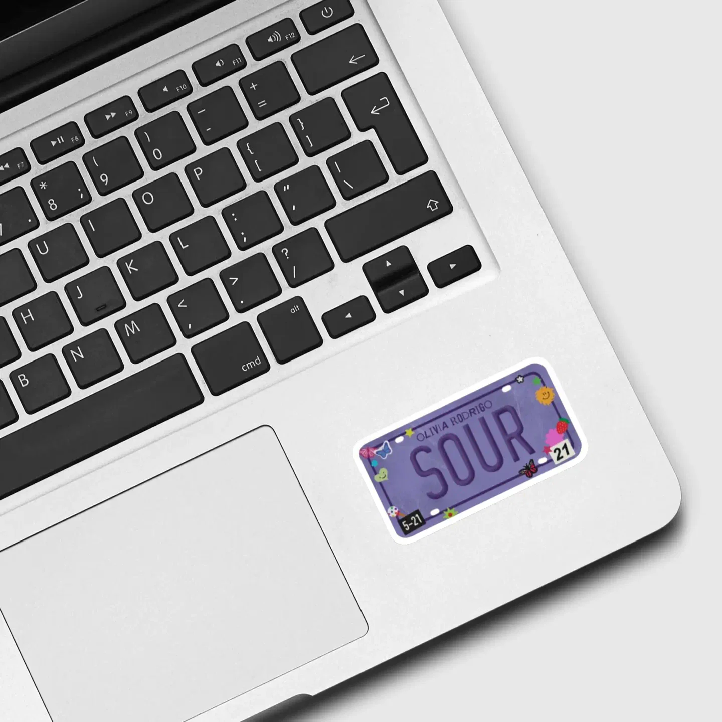OLIVIA RODRIGO SOUR LICENSE PLATE Sticker
