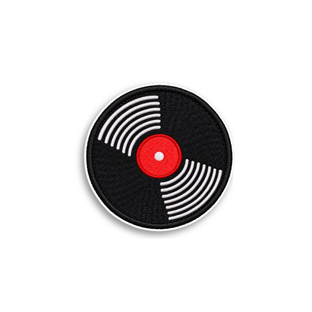 Vinyl Record Patch Sticker